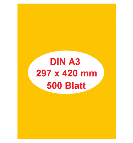 500 blatt gelb briefpapier - 500,