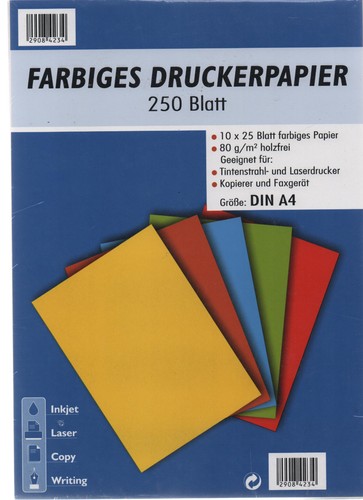 Farbiges kopierpapier laser - farbiges,