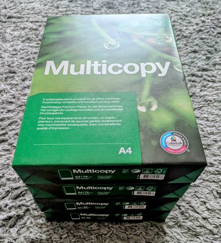 Multicopy kopierpapier - 4x,